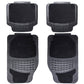 Leo Serrated Design with red carpet Car Mats (Red) Set of 4 for Hyundai Elite i20